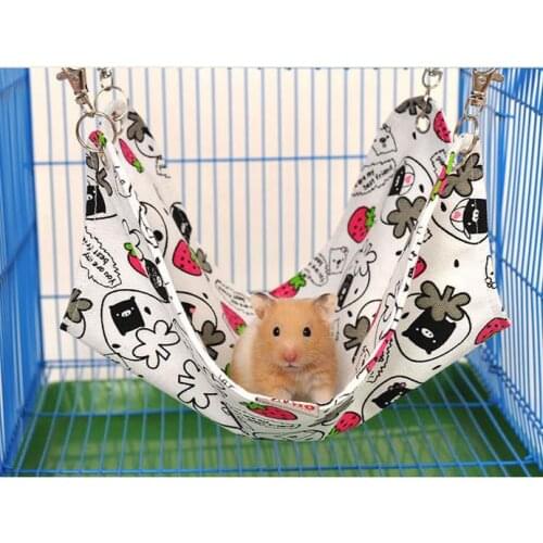 New Pet Rat Hamster Hanging Bed Chinchilla Hammock Guinea Pig Rabbit Hammock Cage Accessories For Small Animals D545