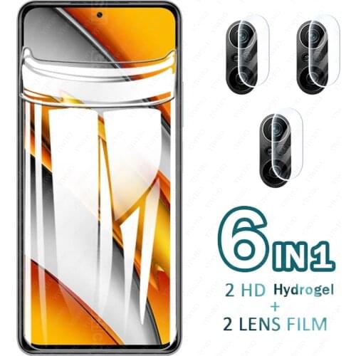 For Xiaomi Pocophone F3 Hydrogel Film Camera Glass On Xiomi Poco poko pocco F3 F 3 3F PRO Safety PocoF3 Protective M2012K11AG