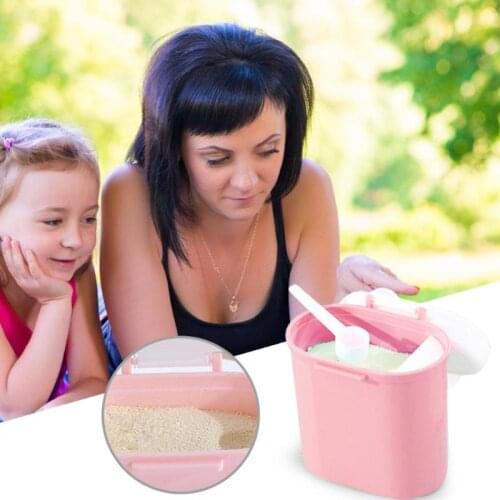 Mini Capacity Baby Milk Powder Large Container Portable Melkpoeder Container Newborn Food Storage Box Infants Feeding Box