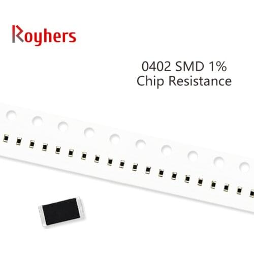 100Pcs 0402 SMD Resistor Kit 1% Tolerance 0R-392R 4.3R 4.7R 5.1R 5.6R 6.2R 6.8R 10 Ohm Electronic Components DIY Assorted Set