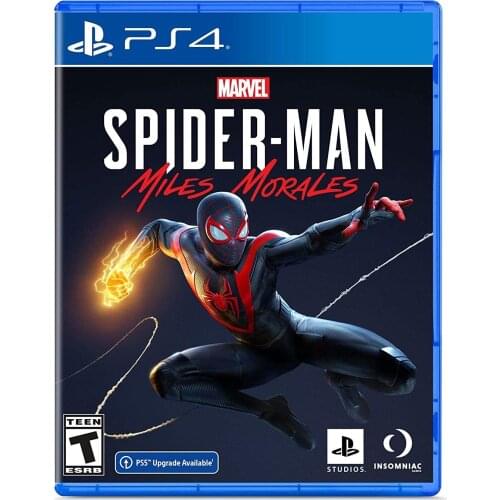 Marvels SpiderMan Miles Morales Playstation 4 PS4 Disk Video Game controller Gaming station Console Gamepad Gameplay Accessories