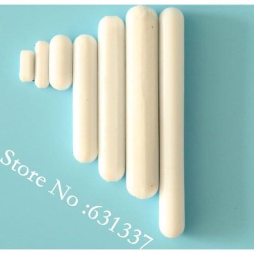 PTFE Magnetic Stirrer Mixer Stir Bar C Style C18 Dia7mm x length 18mm 10pcs/ pack