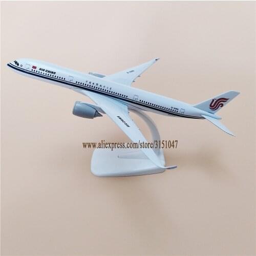 Alloy Metal Air China Airlines A350 Airplane Model Airbus 350 Airways Plane Model Stand Aircraft Gifts 20cm