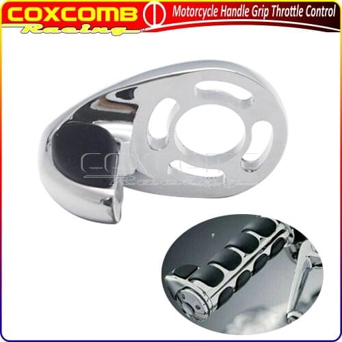 Motorcycle Assist Wrist Rest Cruise Control Throttle ISO Handlebar Grips For Yamaha Honda Cruisers Choppers Cafe Racer Off-Road