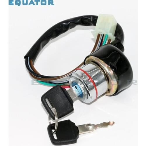Motorcycl pit dirt bike Ignition Switch Key LOCK 6 wire Fits 50cc 70cc 90cc 110cc 125cc Kazuma Meerkat Falcon Roketa Redcat ATV
