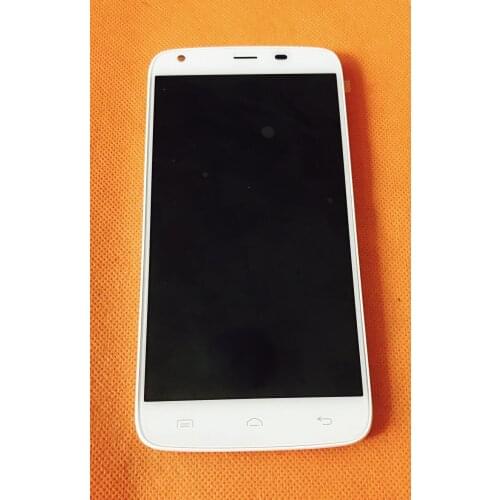 Used Original LCD Display +Digitizer Touch Screen+ Frame for DOOGEE T6 Pro 5.5'' HD Screen MTK6753 Octa Core Free shipping