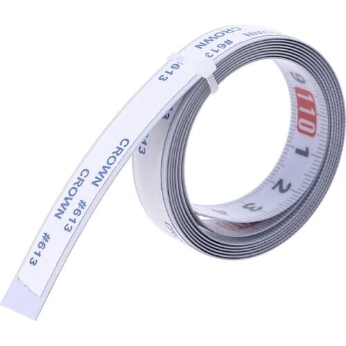 Stainless Steel Miter Track Tape Measure Self Adhesive Metric Scale Ruler T-track Router Table Saw Woodworking Tool
