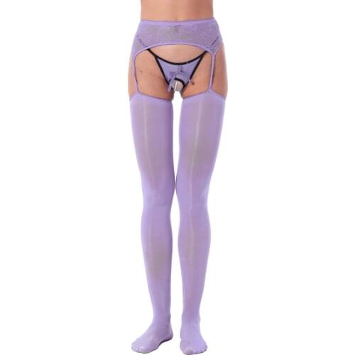 Sexy Lingerie Open Crotch Stockings Pantyhose Tights Bodysuit Temptation Crotchless Bodystockings Exotic Women Girls Underwear