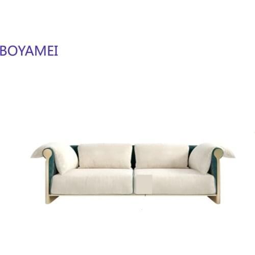 Modern luxury sofa corner fabric sofa living room small family combination set Nordic furniture can be customized
