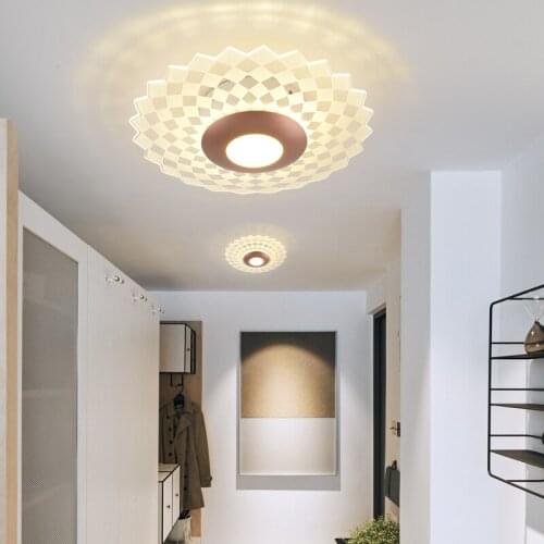 Aisle lights modern minimalist entrance hall entrance hall personality creative ultra-thin porch balcony led ceiling lamp