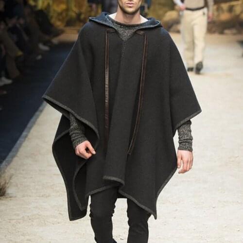 VOLALO Mens Wool Coats