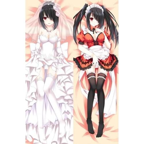 Anime Pillowcase DATE A LIVE Tokisaki Kurumi wedding dress Pillow Case Cover Hugging Body Bedding