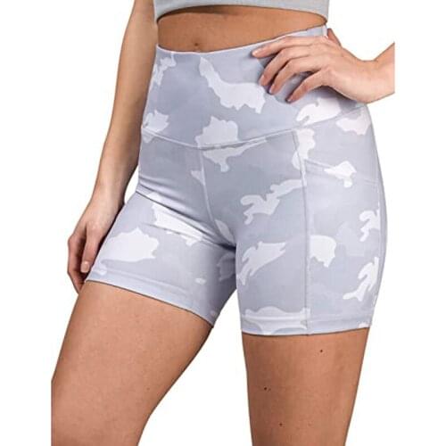 2020 women Leggings Push Up Yoga Shorts Print Scrunch Butt Seamless Running Shorts Gym Clothes Fitness Sport Legging Shorts