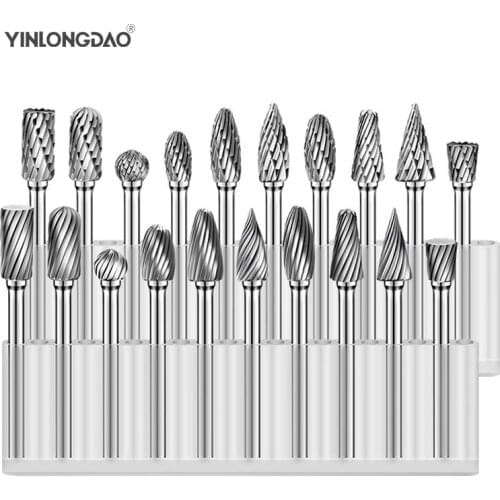 10PCS Tungsten Steel Grinding Head Tungsten Carbide Milling Cutter Rotary Tool Abrasive Tools Metalworking Milling Polishing