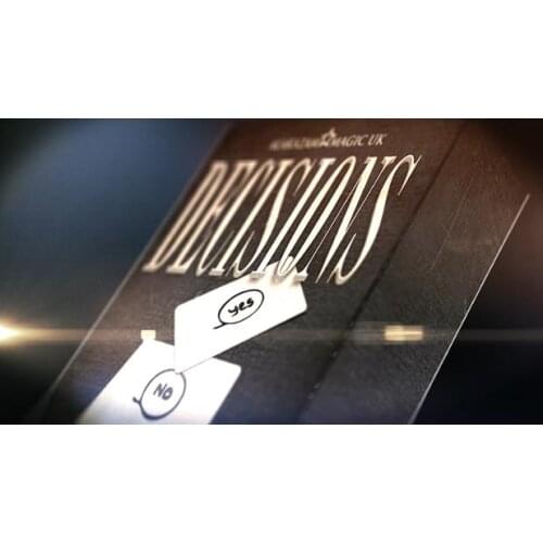 Free shipping Decisions Blank Edition (DVD and Gimmick),Close Up Magic Props Illusion,street,card magic,mentalism,magician toys