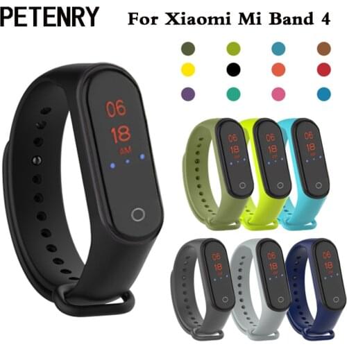 For Mi Band 4 Bracelet Silicone Wrist Strap for Xiaomi Mi Band 4 Accessories Colorful Wristband Pulsera for Mi Band 4 Correa