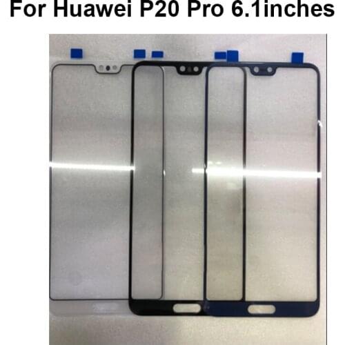 For Huawei P20 Pro P 20 Pro 6.1 inch Front Outer Glass Lens Repair Touch Screen Outer Glass Touch Screen without Flex