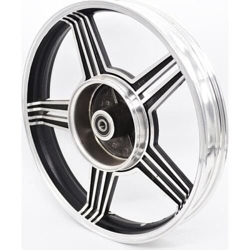 Electric Vehicle Aluminum Wheel Front Ring Steel Ring Wheel 14 Inch 16 Inch Simple Universal Front Wheel with Bearing 16x2.50