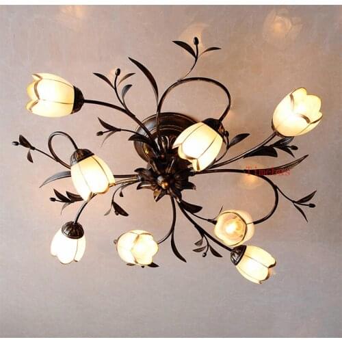 Living room modern led ceiling lighting flower light ceiling bedroom fixtures ceiling light modern childrens room lighting lamp