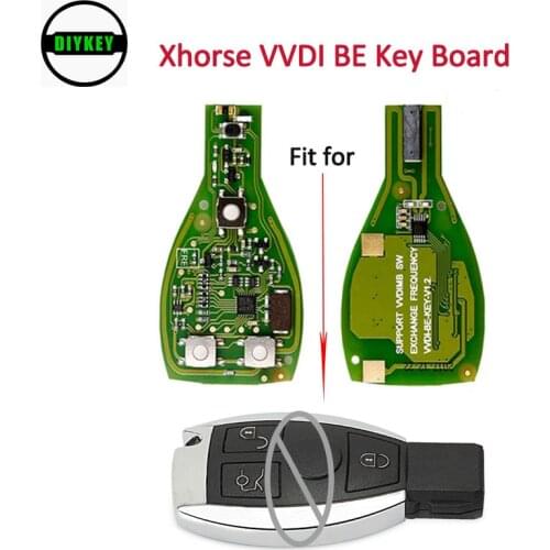 DIYKEY Xhorse VVDI BE Key Pro Improved Version Remote Key Board With 3 Buttons & 315MHz/ 433MHz Generic - FOB for Mercedes-Benz