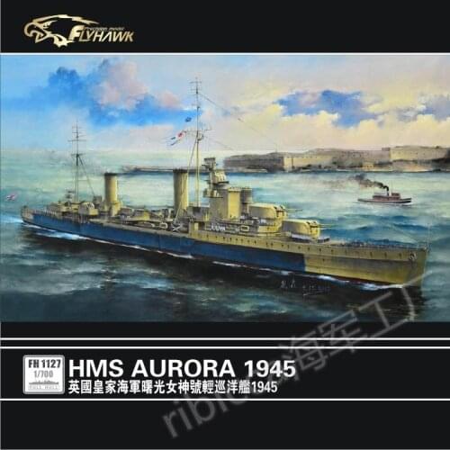 Flyhawk FH1127 1/700 HMS Light Cruiser Aurora 1945 - Scale Model Kit