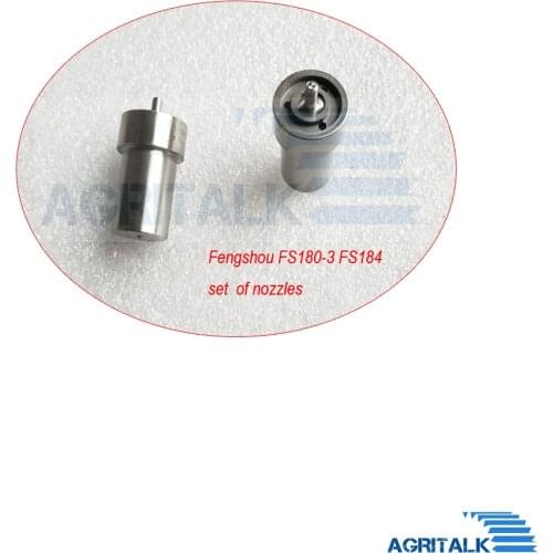 Set of nozzles for Fengshou Estate FS180-3 / FS184 with engine J285T, part number: CN-DN4S1
