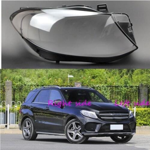 For Mercedes Benz GLE W292 300 400 450 2015-2019 Car Headlight cover Headlamp Lens Auto Shell Cover