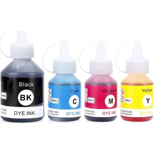 Refilled Dye Ink Kit Compatible for Brother TN DCP-T300 T300 500W 500 T700W T700 T800W Inkjet Printer Ink
