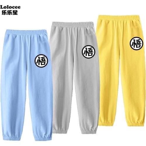 3-14T Boys Cartoon Trousers Summer Autumn Anti-mosquito Pants Kids Casual Air Conditioning Pajama Pants Thin Breathable Bloomers