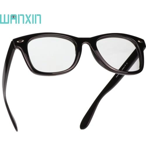 WANXIN Plastic Blue Light Blocking Glasses,Computer Reading Glasses,Transparent Lens,Stylish For Women/Men