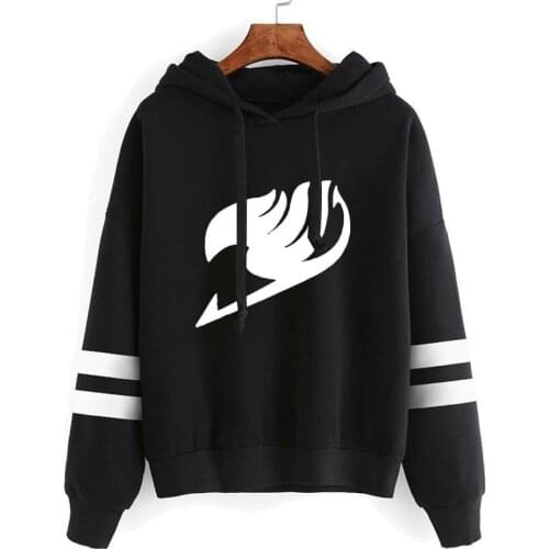 Anime Fairy Tail women home clothing Hooded Men/women High Quality Autumn Winter Hip Hop Pullover Women sudadera Sweatshirt
