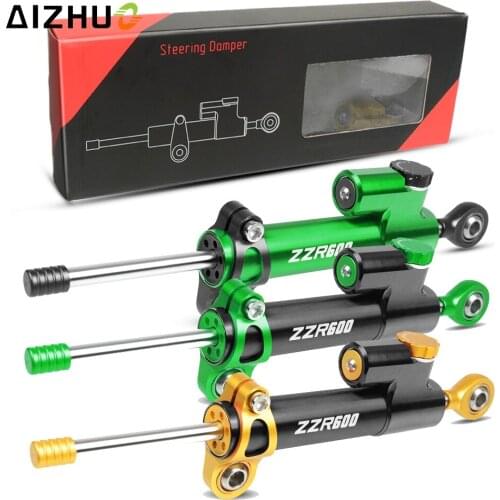 Universal Motorcycle Damper Steering Stabilize Safety Control For KAWASAKI ZZR600 ZZR 600 2005 2006 2007 2008 2009