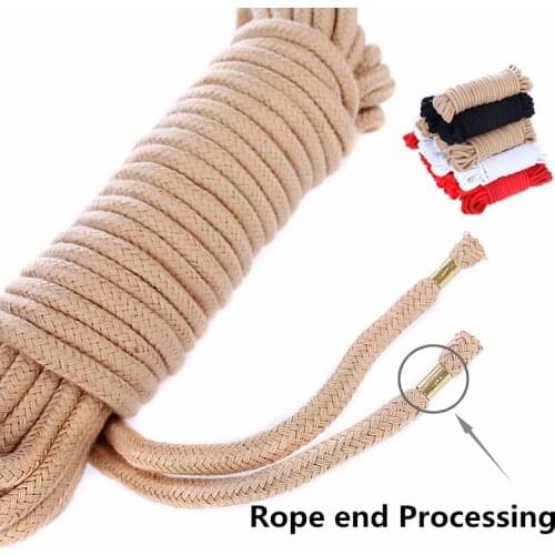10M Thicken Cotton Rope for Men Women Couples Fetish Bdsm Handcuffs Bondage Shibari Cord Binding Binder Restraints Sex Toys