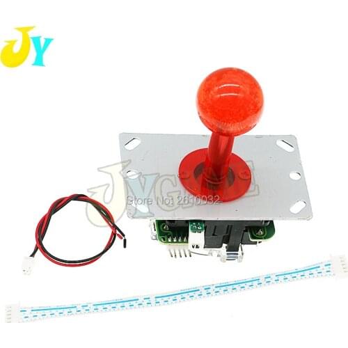 1PCS 5V Arcade Light Joystick LED Joystick illuminated SANWA Arcade Joystick With 5Pin Cable For DIY Zero Delay Board MAME