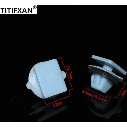 10PCS Car door guard panel trim slatted bottom skirt wheel eyebrow plastic fastener clip for Toyota Prado Previa Lexus