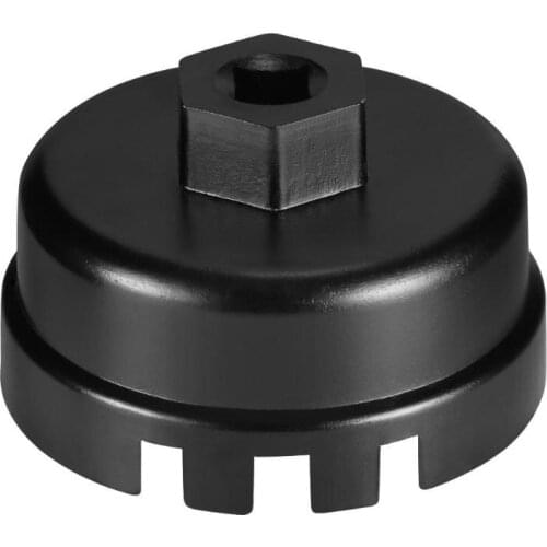 14 Flute 64.5mm Oil Filter Cap Wrench Socket Remover Tool Wrench 3/8 Square Drive Socket for Toyota Lexus