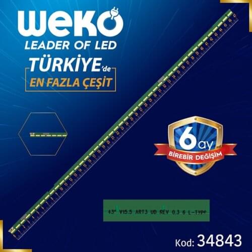 43 V15.5 ART3 UD REV 0.3 6 L-TYPE - 46.9 CM 45 LED- (WK-713)