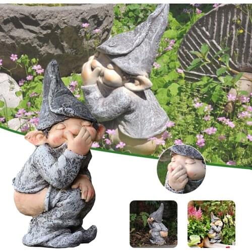 Gaeden Accessories Gaeden Gnome Gaeden Statues Naughty Gnomes Resin Garden Figurines Garden Yard Patio Gardening Decoration