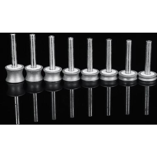 3-12mm New Diamond Grinding Wheel Grinding Wheel for Glass Airplane Straight Edge Chamfer 6mm Shank Diamond Grinding Wheel