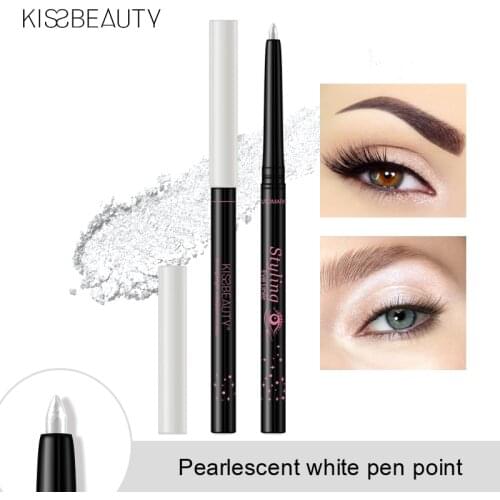 Automatic Rotating Eye Shadow Pen Professional High Quality Silkworm Pen Pearlescent Waterproof Cosmetics Eyes Makeup Tool TSLM2