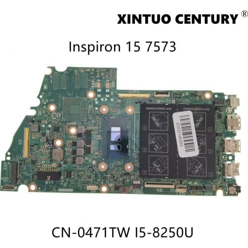 CN-0471TW 0471TW 471TW For Dell Inspiron 15 7573 Laptop Motherboard W/ SR3LB i5-8250U CPU DDR4 Mainboard 100% Tested Working