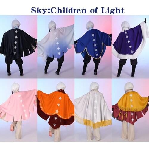 COSTAR Game Sky Children of Light Season of Rhythm Cosplay Costume Only Cloak Magic Robe Uniform Set Clothes
