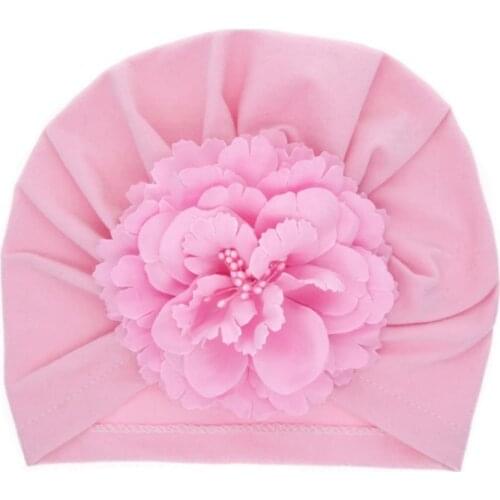 Flower Girl Headband Newborn Infant Toddler Kid Baby Girl Turban Bowknot Soft Cotton Bunny Beanie Hat Cap Photo Props