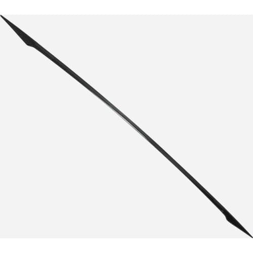 For KIA K5 Optima JF 2016 On Carbon Fiber Rear Trunk Trim Decor Glossy Fibre Boot Lid Wing Lip Garnish Racing Body Kit Part