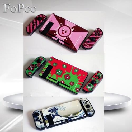 FoPcc New Designs NS Colorful Pattern Hard Crystal Protective Cover Shell Case for Nintendo Switch