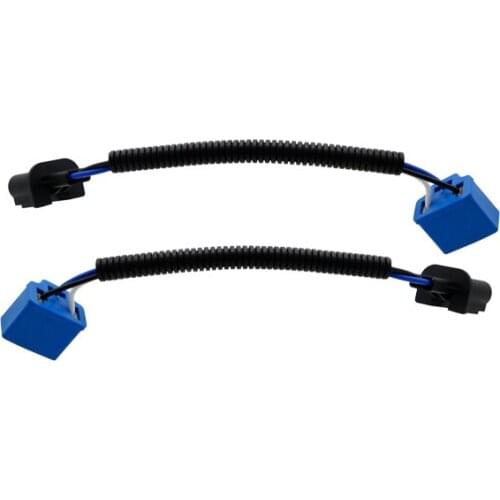 H13 Male to H4 Female Connector Wire Wiring Harnes Adapters Socket For H4 7inch LED Headlight 2PC