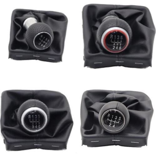 Free shipping Leather Gear Shift Knob Lever Stick Pen Gaiter Boot Cover For Audi A3 S3 8P S-line Sportback