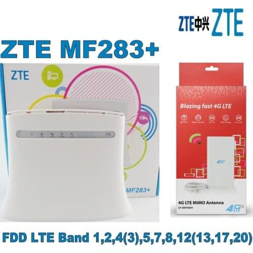 ZTE Router MF283+ 800/1800/2600MHz 4G 2G 3G LTE 150Mbps