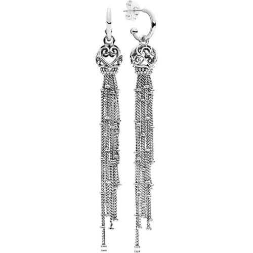 Midnite Star Silver Earrings