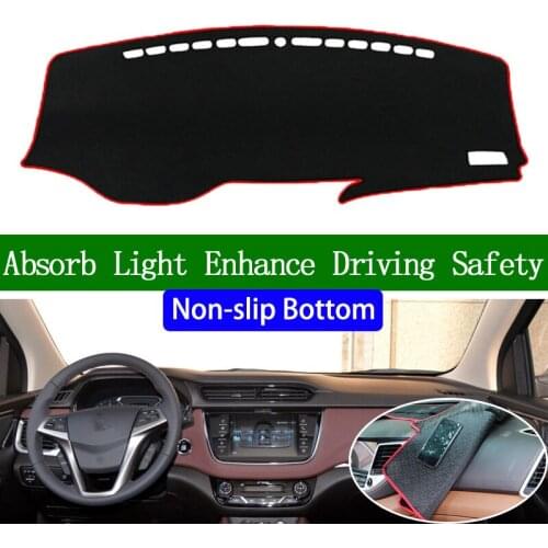 For changan LINMAX 2017 Non-slip Bottom Dashboard Cover Car Decals Car Stickers Interior Car Accessories